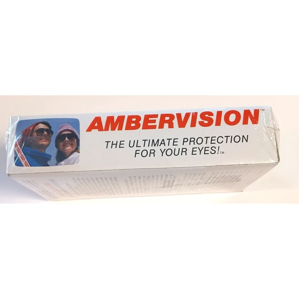 SEALED! Vintage 1980s As Seen On TV AmberVision UV Blue Ray Blocking Sunglasses